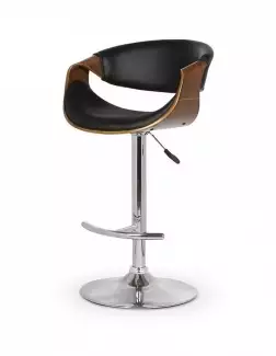 Barová židle s nosností až 120 kg s kovovou podnoží Eva 